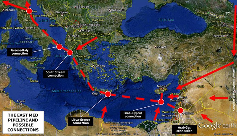 Ако проектът за Източно-Средиземноморския газопровод (EastMed) е неосъществим, то участниците