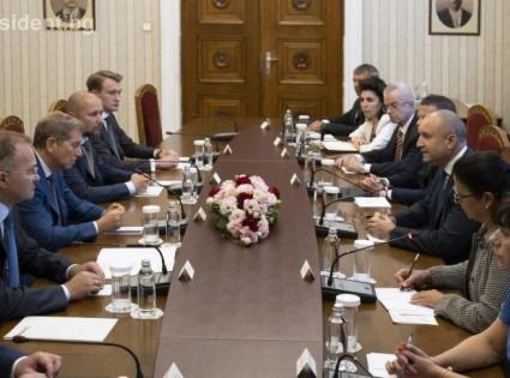 President Rumen Radev held a meeting with the management of