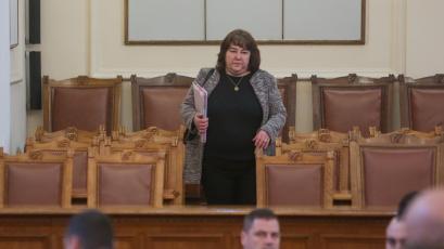 По време на изслушване министърът на финансите Росица Велкова представи