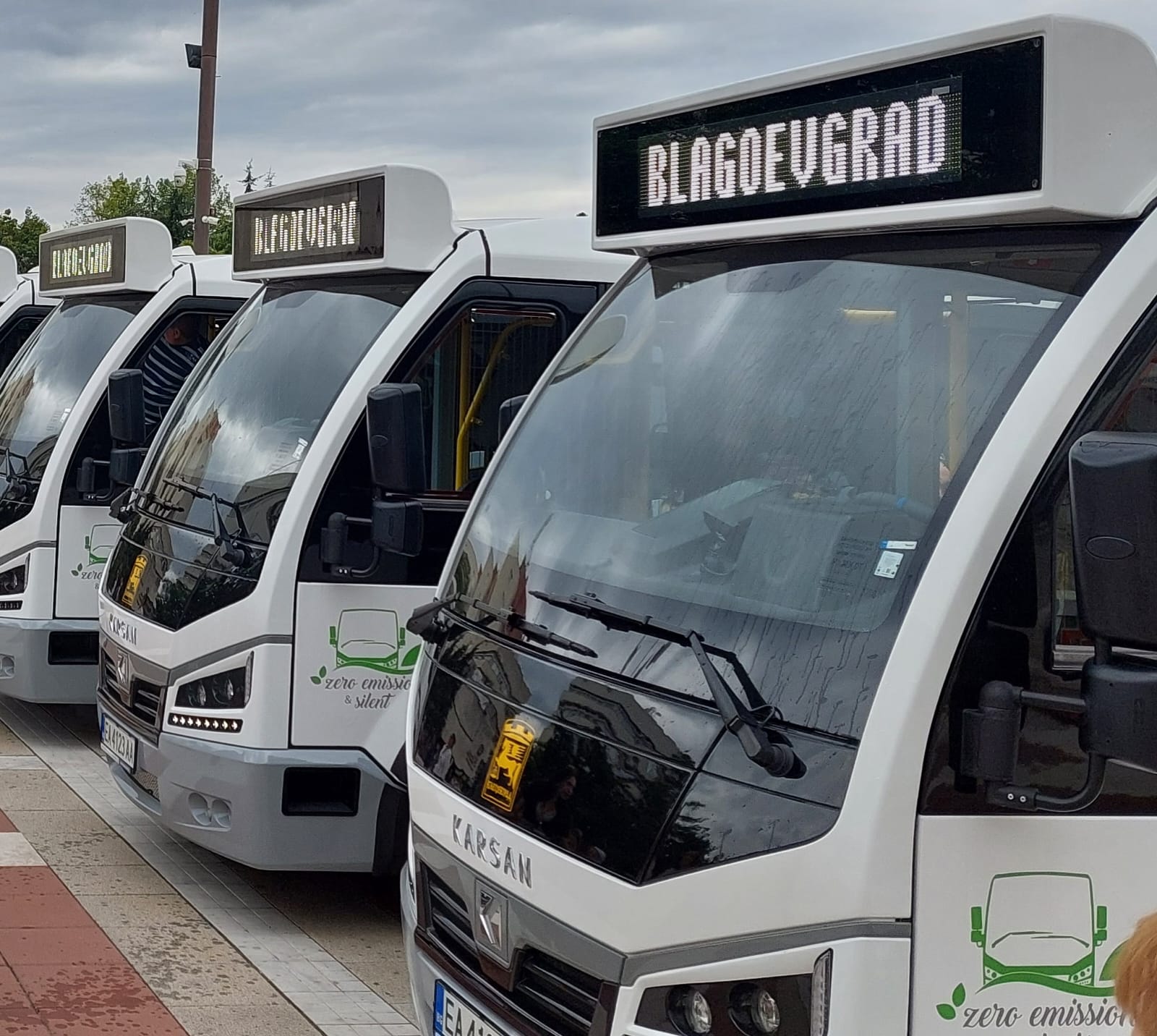 Шест нови електробуси стават част от градския транспорт на Благоевград.