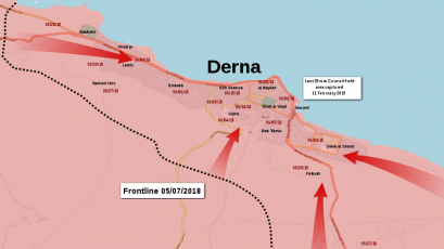 Жителите на Дерна в източна Либия пресмятат загубите си от