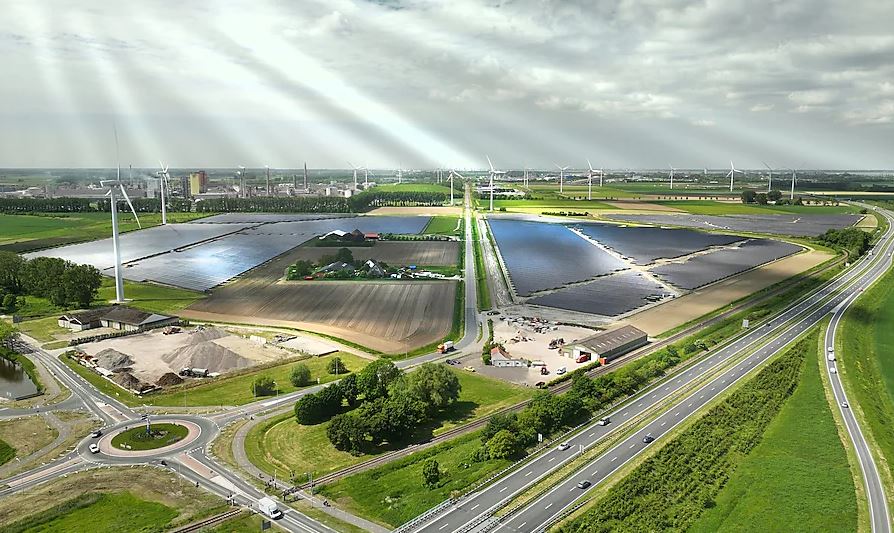  Shell приключва с изграждането най-големия соларен парк в Европа. Той