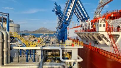 Потоците от втечнен природен газ LNG към Европейската газотранспортна система
