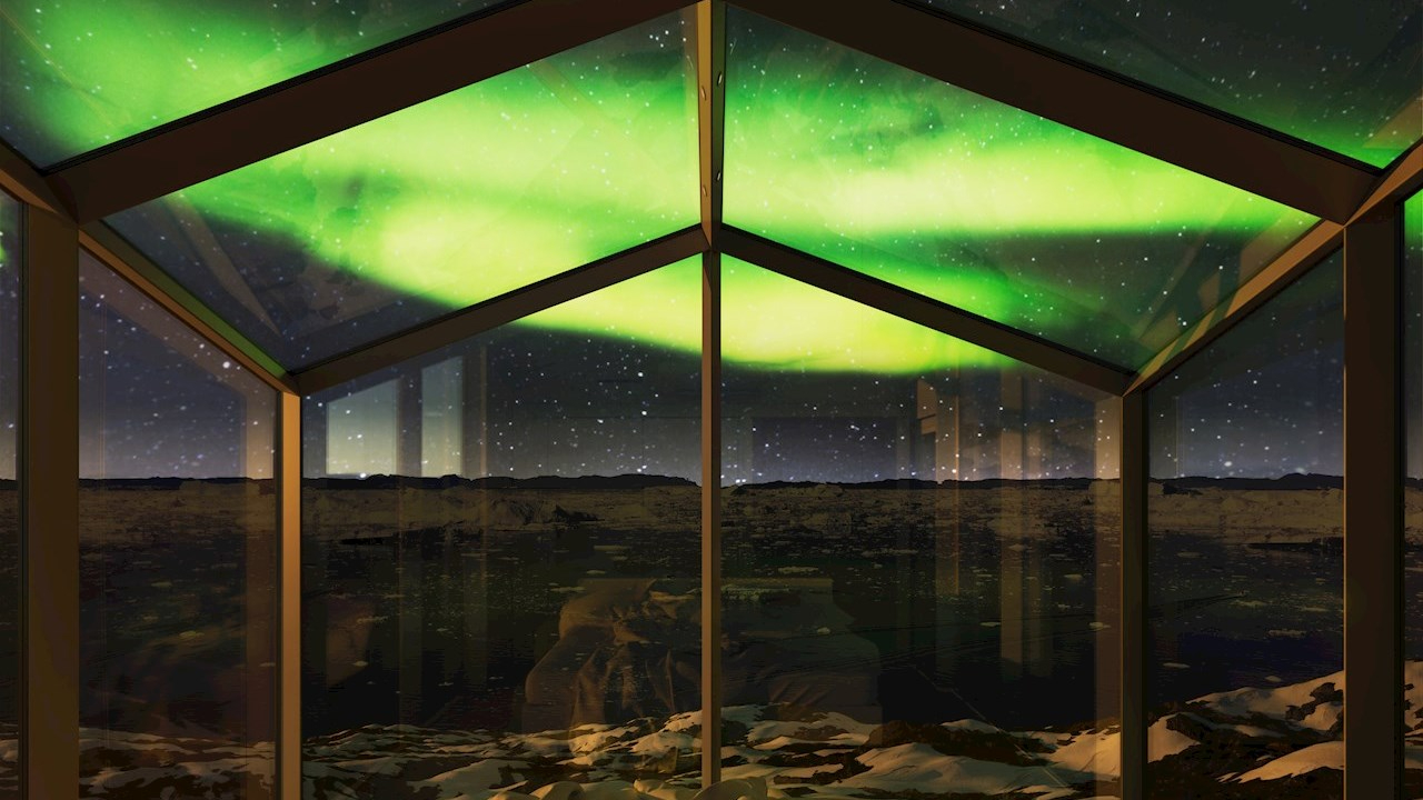 Стъклените иглута предлагат на туристите в Лапландия и Гренландия идеалната