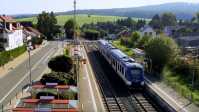 Железопътна линия в Германия използваща единствено влакове задвижвани с водород