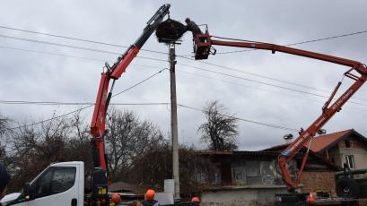 По долу са изброени населените места райони в части от