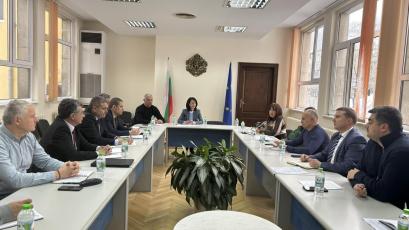 Representatives of the management of ENERGO PRO Varna and its