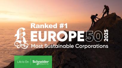 Schneider Electric лидер в дигиталната трансформация на енергийното управление и
